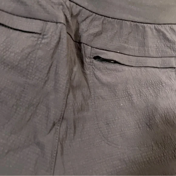 Athleta Shorts Womens Black Size 4 Trekkie Ripstop Trail Hiking Nylon Active - Picture 4 of 12